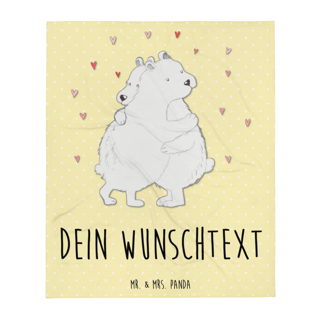 Personalizowany koc Niedźwiedź polarny obejmować Motywy zwierzęce, dobra energia, zabawne powiedzonka, zwierzęta