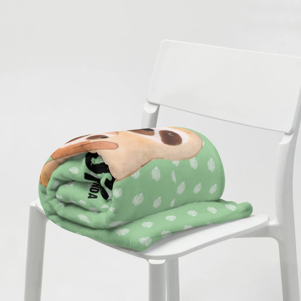 Personalizowany koc leniwiec Dziecko Leniwiec, prezent z leniwcem, dekoracja z leniwcem