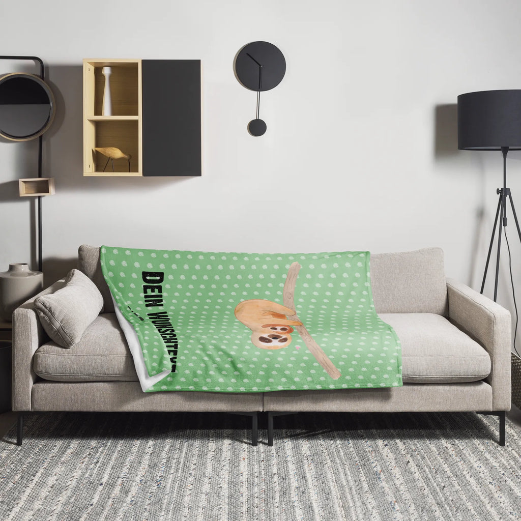 Personalizowany koc leniwiec Dziecko Leniwiec, prezent z leniwcem, dekoracja z leniwcem