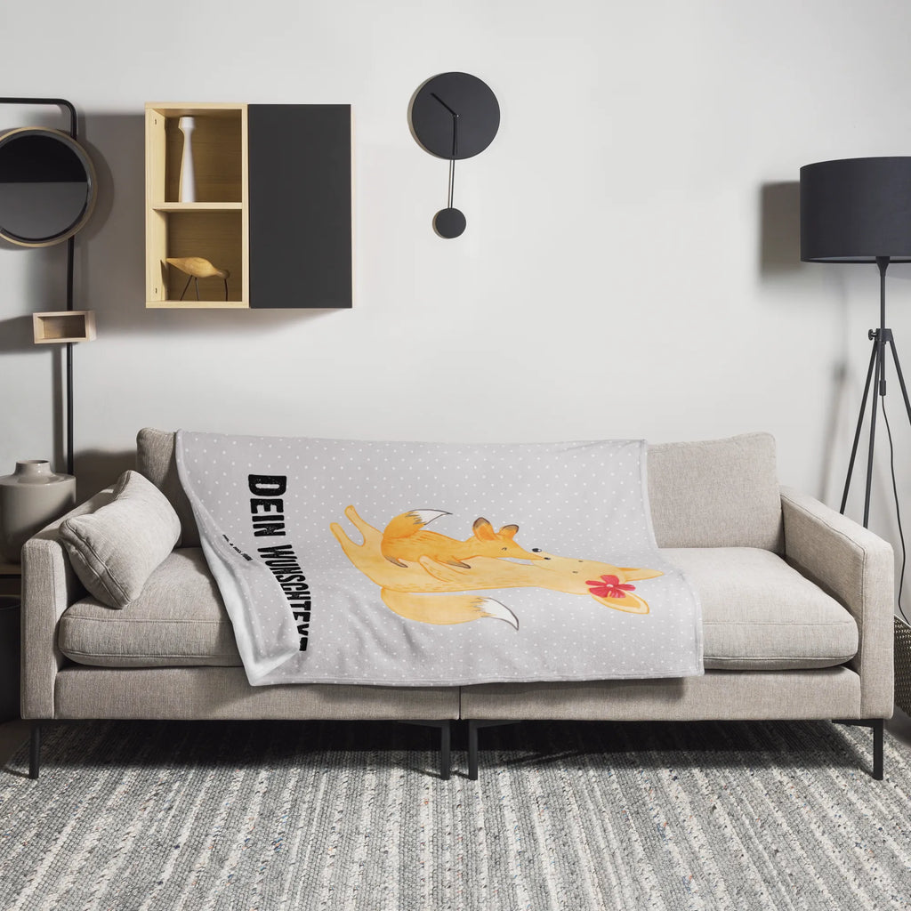 Personalised blanket Fox mummy Decke mit Namen, Decke bedrucken, Kuscheldecke mit Namen, Kuscheldecke bedrucken, Personalisierte Decke, Familie, Vatertag, Muttertag, Bruder, Schwester, Mama, Papa, Oma, Opa, Geschenk, Tochter, Beste Tochter, Lieblingstochter, Mutter