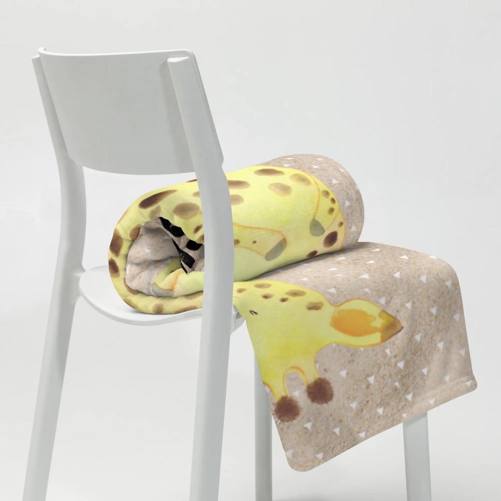 Personalizowany koc żyrafa Zadowolony Afryka, dzikie zwierzęta