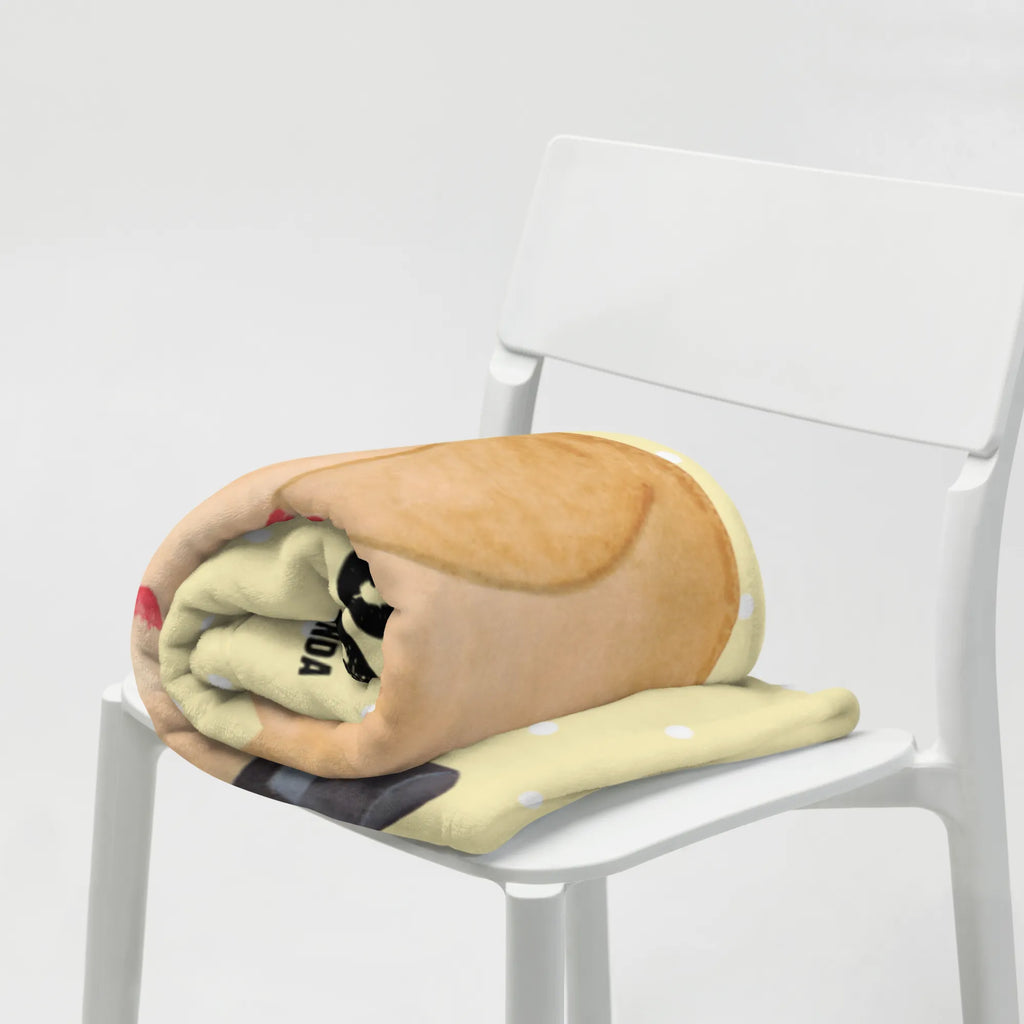 Personalizowany koc Chomik kapelusz Motywy zwierzęce, dobra energia, zabawne powiedzonka, zwierzęta