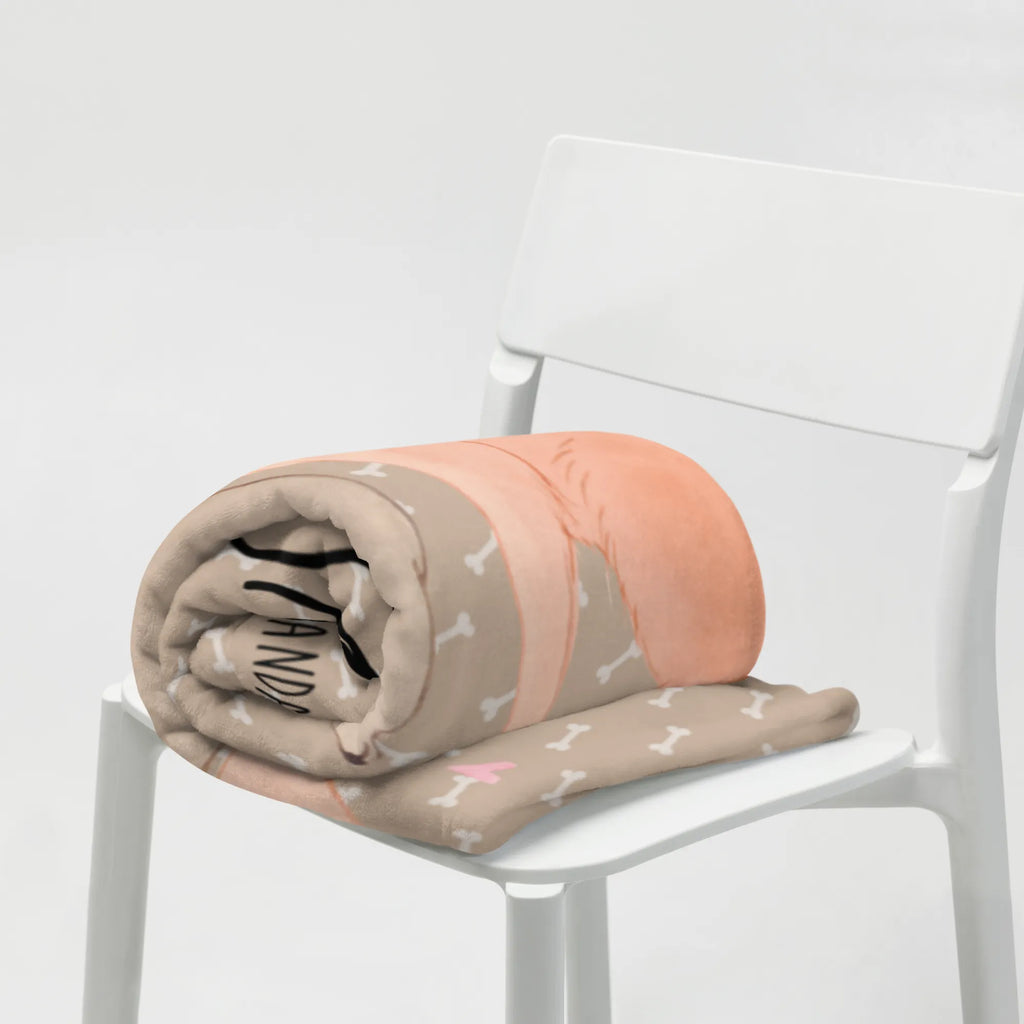 Personalizowany koc psy Miłość Pies, motyw psa, zwierzę domowe, rasa psa, miłośnik zwierząt, właściciel psa, powiedzenia