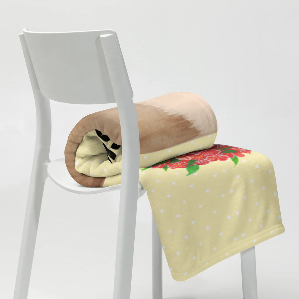 Personalizowany koc świnka morska mądrość Motywy zwierzęce, dobra energia, zabawne powiedzonka, zwierzęta