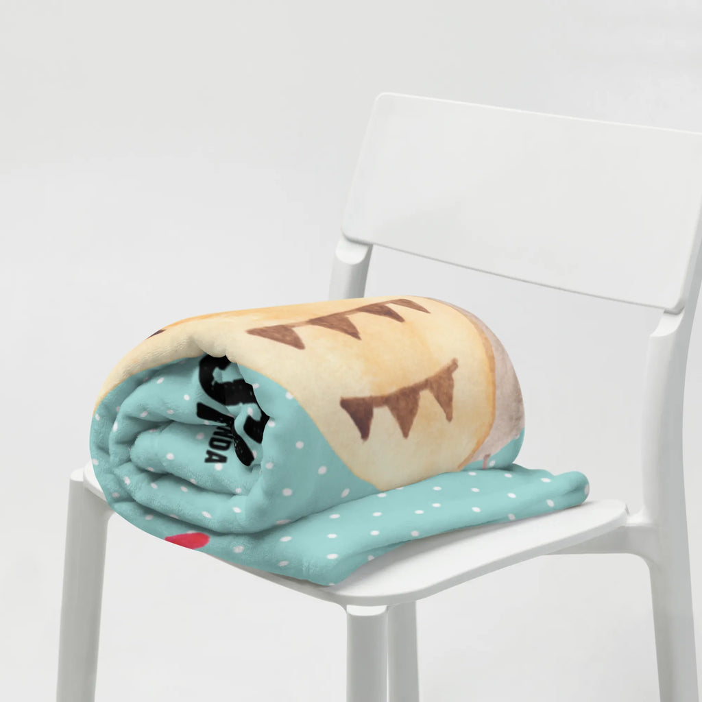 Personalizowany koc sowy miłość Sowa