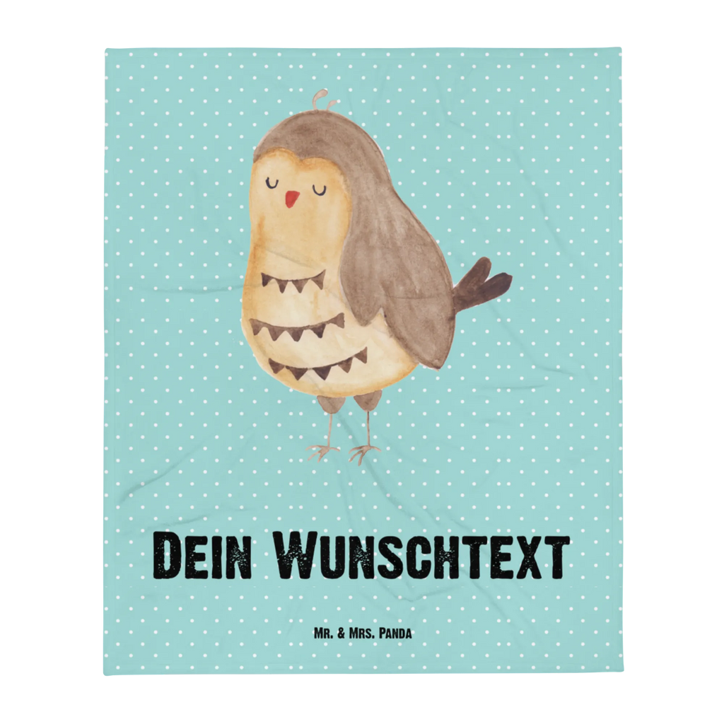 Personalisierte Decke Eule Zufrieden Kuscheldecke mit Namen, Decke mit Namen, Decke bedrucken, Kuscheldecke bedrucken, Personalisierte Decke, Eule, Liebe Spruch, Owl, Wortspiel lustig, Spruch schön, Romantisch, Eule deko, Geschenk Hochzeitstag, Eule Spruch