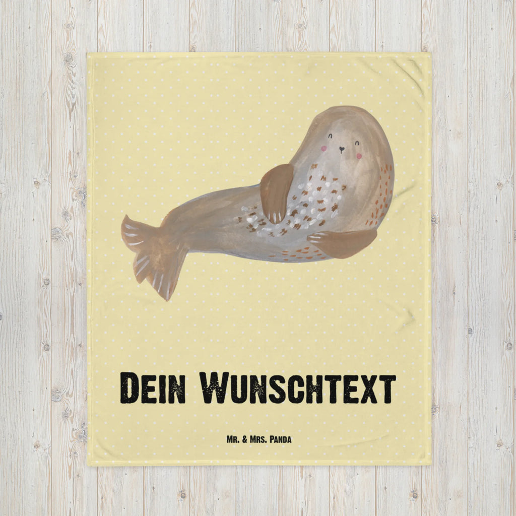 Personalised blanket seal Laugh custom blanket, monogrammed blanket, custom printed blanket, fleece blanket with name, custom throw blanket, personalized throw, blanket with name, personalized quilt, personalized fleece, photo blanket, small animals, cute, funny, cute animal motives, hand drawn, small world, funny sayings, good mood, happy, gifts, gift ideas, special gifts, animal lover, card, North Sea, Beach, Seal, Baltic Sea, Seals, Sea animal