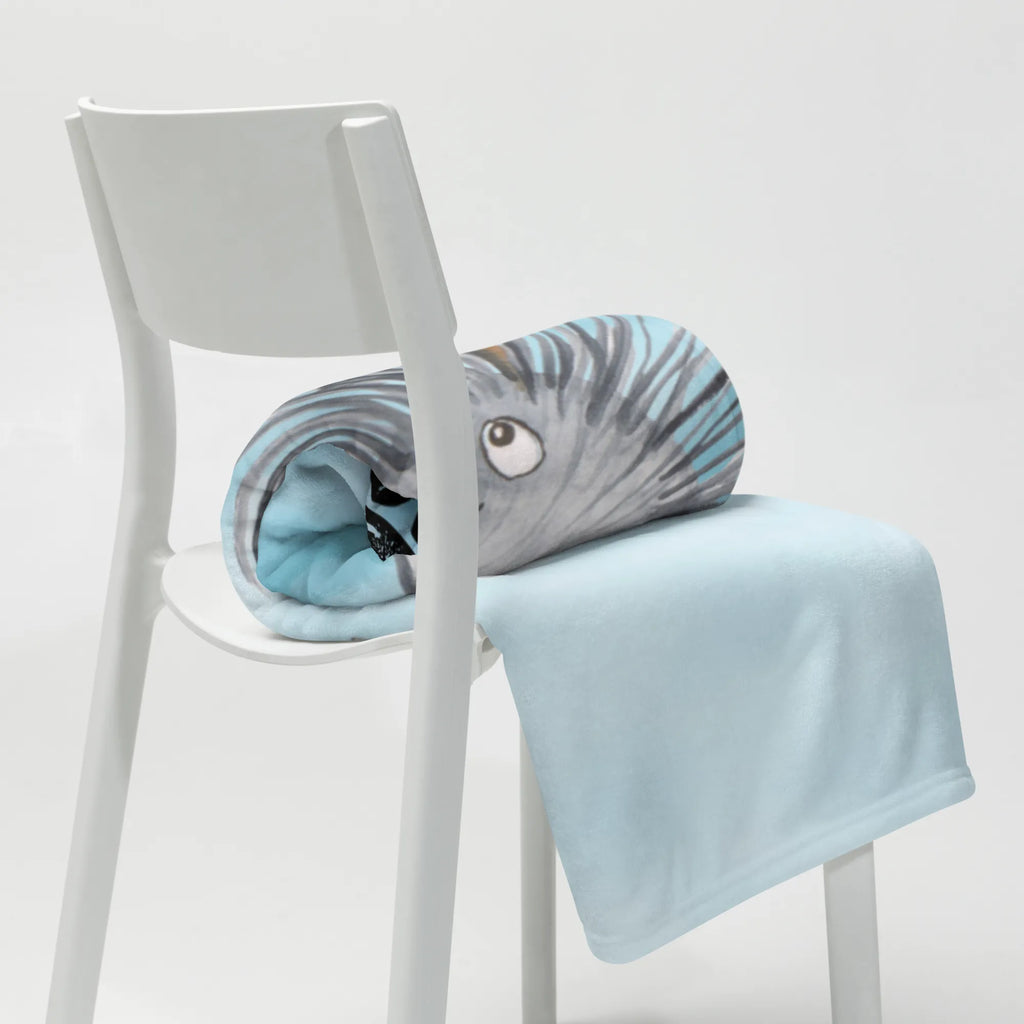 Personalizowany koc Jeżowiec Zwierzeta morskie, Morze, Wakacje