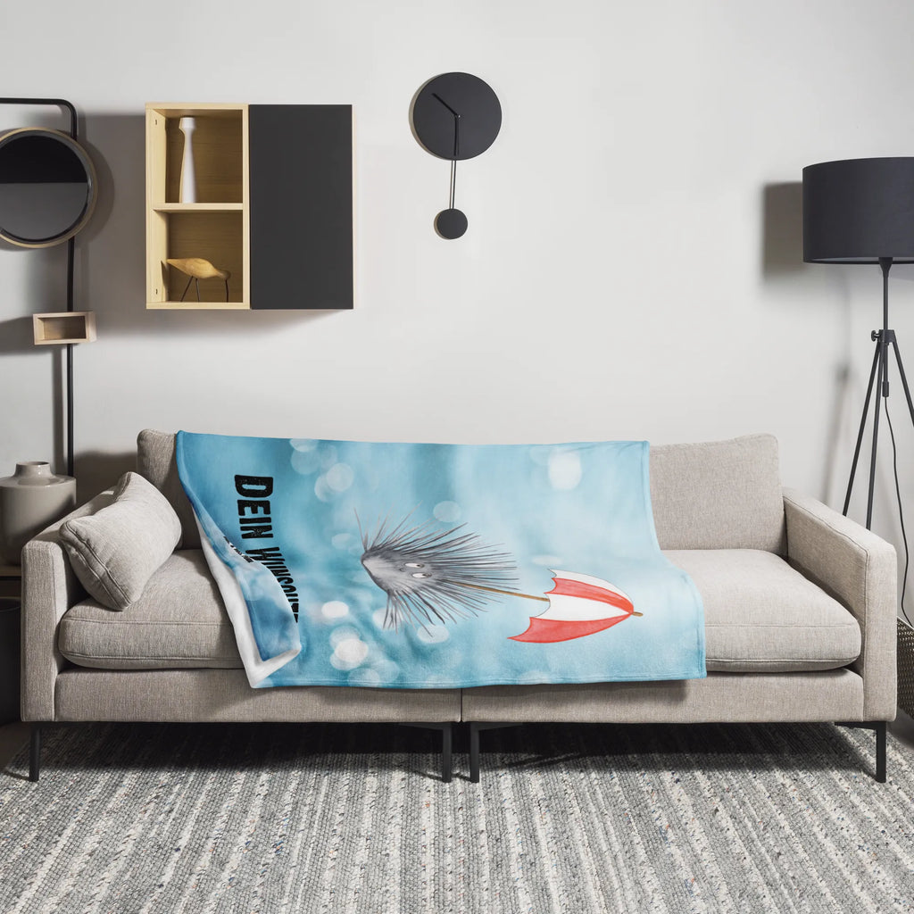 Personalizowany koc Jeżowiec Zwierzeta morskie, Morze, Wakacje