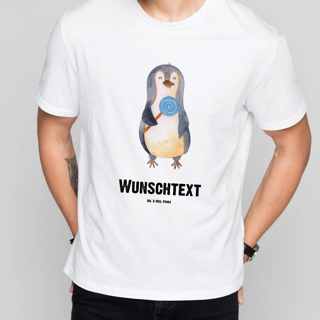 Rozmiar L Personalizowana koszulka pingwin lizak Bedrucken, Wunschtext, T-Shirt mit Namen, T-Shirt Personalisiert, T-Shirt mit Aufruck, Pinguin, Pinguine, Süßigkeiten, Lolli, Rabauke, Spruch, Ganove, Blödsinn, Gauner, Rebell