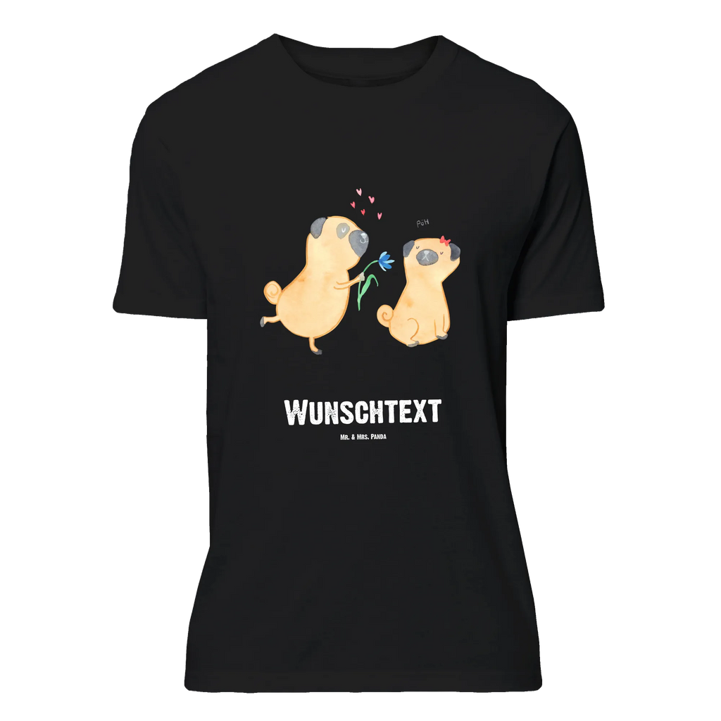 Rozmiar L Personalizowana koszulka mops Zakochani Bedrucken, T-Shirt Personalisiert, T-Shirt mit Namen, Wunschtext, T-Shirt mit Aufruck, Hundemotiv, Hund, Sprüche, Hunderasse, Hundebesitzer, Haustier, Tierliebhaber, Geschenk Freund, Partner, Verliebt, Möpse, Hundeliebe, Mops, Liebe, Liebesspruch. Verlobt