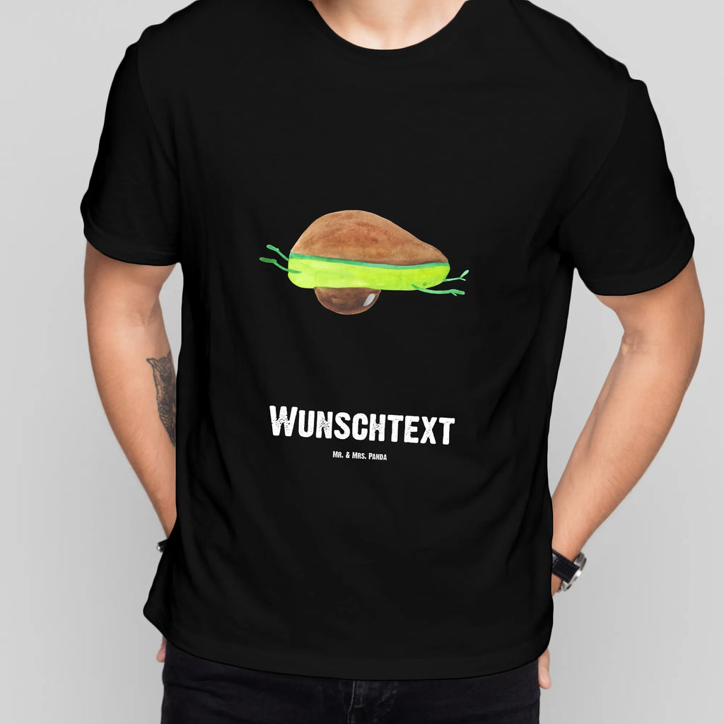 Rozmiar L Personalizowana koszulka Awokado joga T-Shirt mit Namen, Bedrucken, T-Shirt Personalisiert, Wunschtext, T-Shirt mit Aufruck, Veggie, Vegan, Avocado, Gesund, Avocado Yoga Vegan