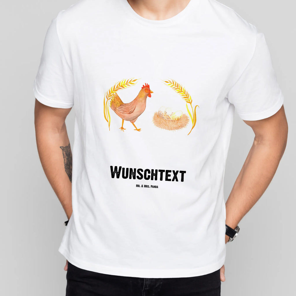 Rozmiar L Personalizowana koszulka kurczak Dumny T-Shirt mit Aufruck, Frauen, Wunschtext, Männer, T-Shirt Personalisiert, T-Shirt mit Namen, Bedrucken, Bauernhof, Hoftiere, Landwirt, Landwirtin, Motivation, Hühner, Spruch, Landleben, Hof, Magie, Eier, Geburt, Hahn, Henne, Schwangerschaft