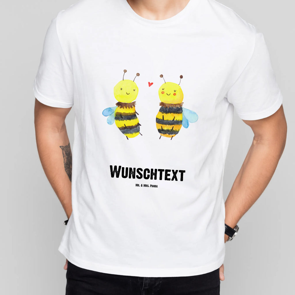 Personalisiertes T-Shirt Biene Verliebt T-Shirt mit Aufruck, Wunschtext, Bedrucken, T-Shirt Personalisiert, T-Shirt mit Namen, Wespe, Hummel, Biene