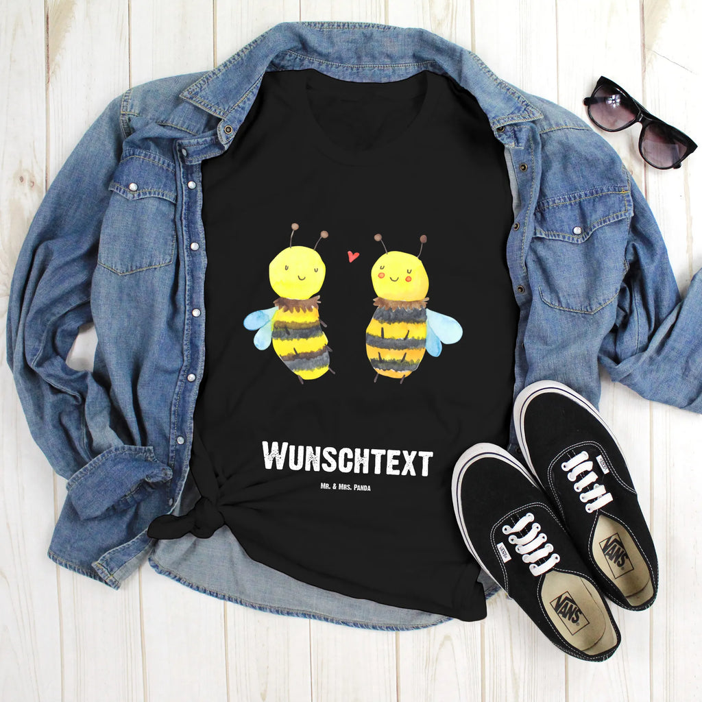 Personalisiertes T-Shirt Biene Verliebt T-Shirt mit Aufruck, Wunschtext, Bedrucken, T-Shirt Personalisiert, T-Shirt mit Namen, Wespe, Hummel, Biene