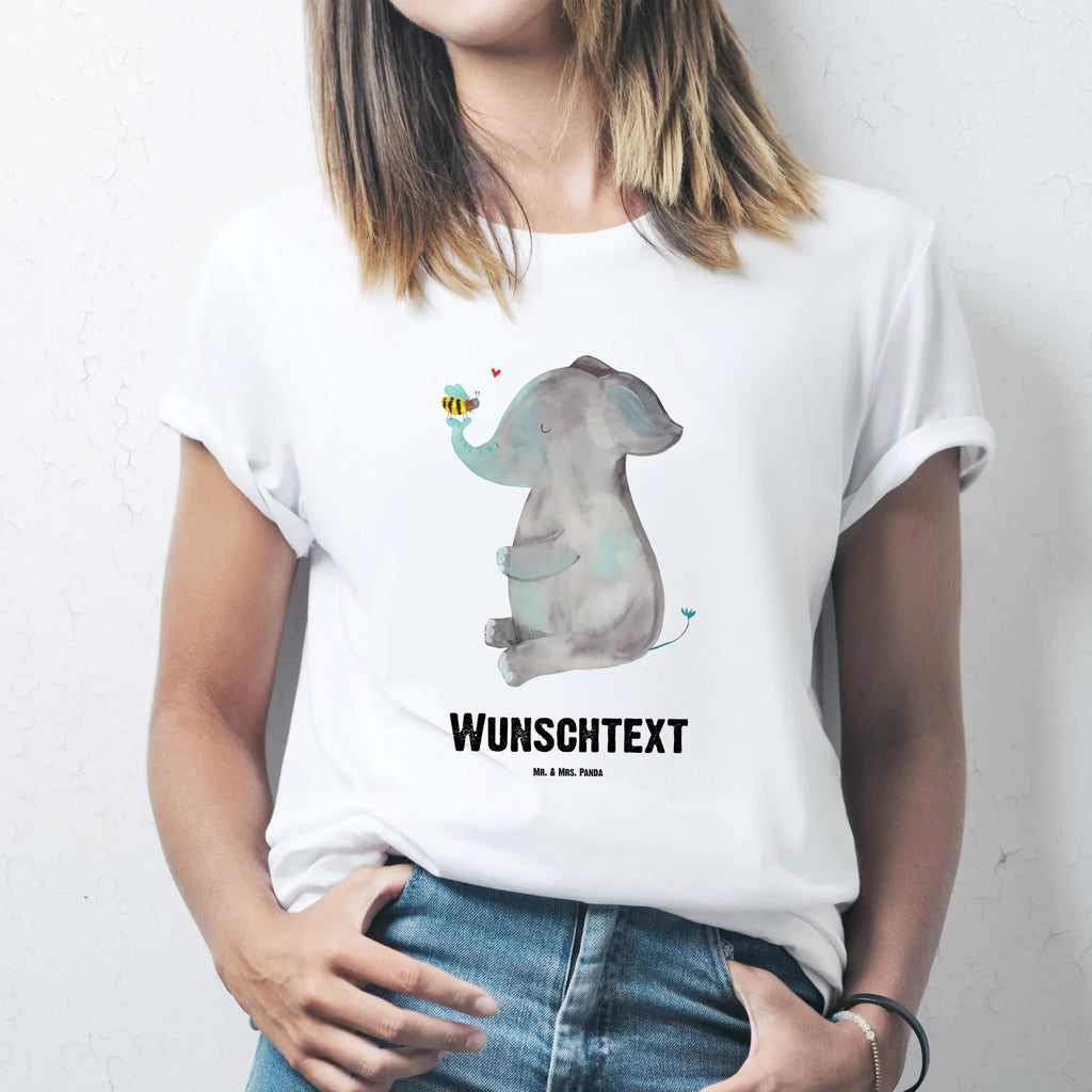 Rozmiar L Personalizowana koszulka słoń pszczoła Bedrucken, T-Shirt mit Aufruck, Wunschtext, T-Shirt mit Namen, T-Shirt Personalisiert, Lustige Sprüche, Gute Laune, Tiere, Tiermotive, Liebesspruch, Liebesbeweis, Liebe, Jahrestag, Heiratsantrag, Biene, Liebesgeschenk, Hochzeitsgeschenk, Elefant