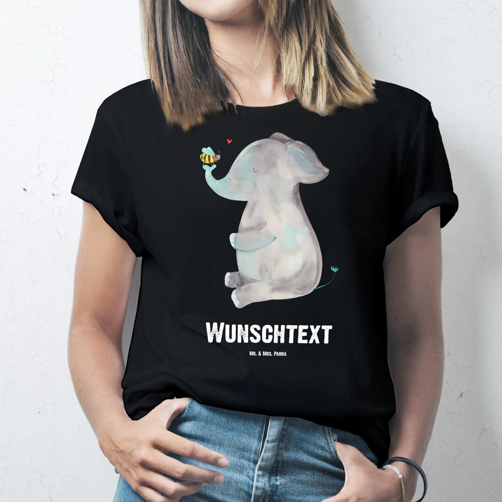 Rozmiar L Personalizowana koszulka słoń pszczoła Bedrucken, T-Shirt mit Aufruck, Wunschtext, T-Shirt mit Namen, T-Shirt Personalisiert, Lustige Sprüche, Gute Laune, Tiere, Tiermotive, Liebesspruch, Liebesbeweis, Liebe, Jahrestag, Heiratsantrag, Biene, Liebesgeschenk, Hochzeitsgeschenk, Elefant