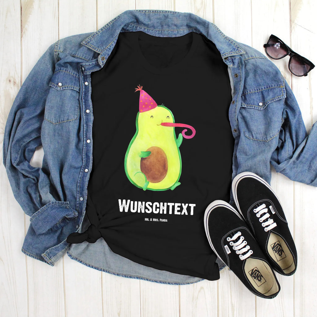 Rozmiar L Personalizowana koszulka Awokado Czas na imprezę T-Shirt Personalisiert, T-Shirt mit Namen, Bedrucken, T-Shirt mit Aufruck, Wunschtext, Avocado, Veggie, Vegan, Gesund