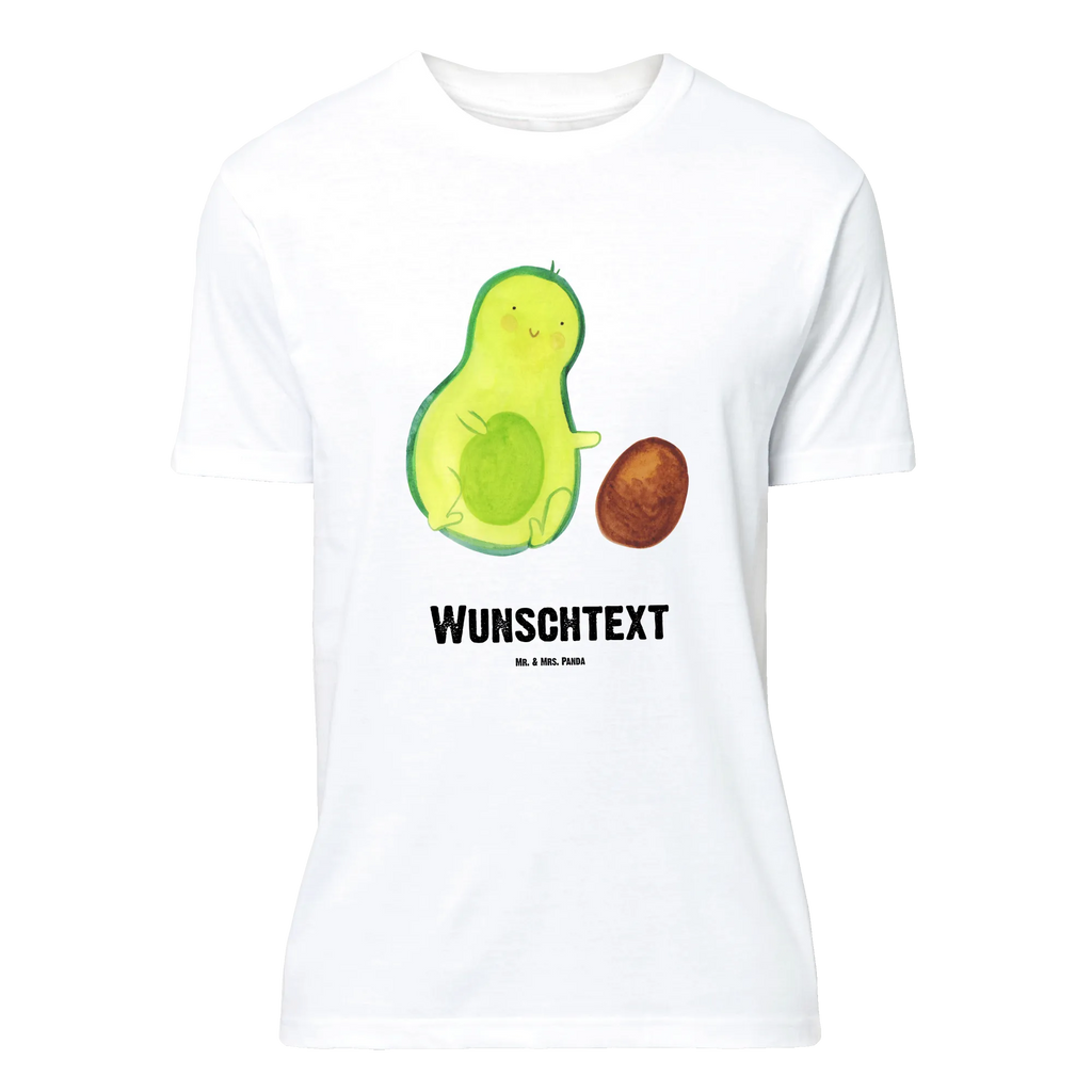 Personalisiertes T-Shirt Avocado rollt Kern Bedrucken, T-Shirt mit Aufruck, T-Shirt Personalisiert, Wunschtext, T-Shirt mit Namen, Veggie, Vegan, Avocado, Gesund, Liebe, Baby, Zur Geburt, Kind, Große Liebe, Avocados, Erstes Kind, Säugling, Babyparty, Geburt, Schwangerschaft, Schwanger, Geburtstag, Love