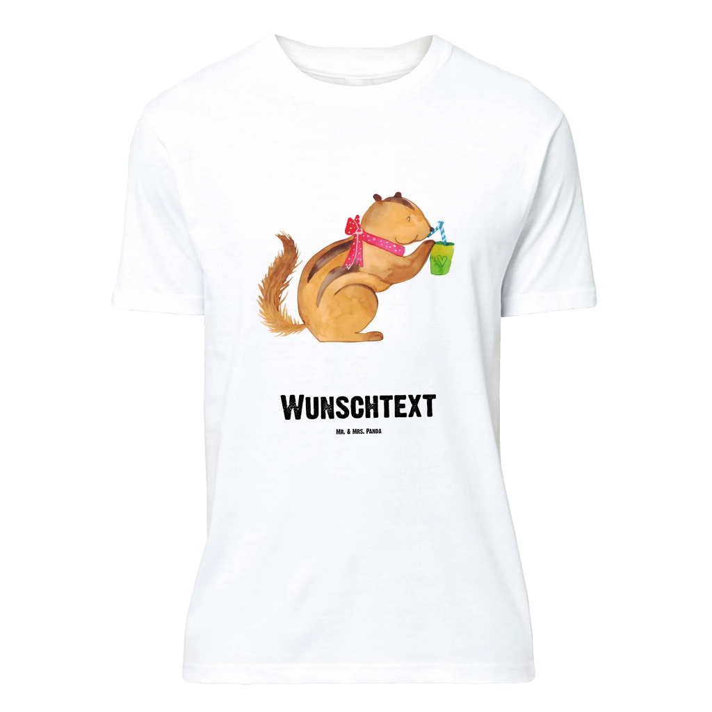 Personalised T-Shirt Squirrel smoothies Wunschtext, T-Shirt mit Aufruck, T-Shirt Personalisiert, Bedrucken, T-Shirt mit Namen, Gute Laune, Lustige Sprüche, Tiere, Tiermotive, Green Smoothies, Streifenhörnchen, Abnehmen, Diät, Eichhörnchen