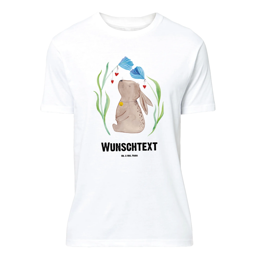 Personalised T-Shirt Hare flower T-Shirt Personalisiert, Bedrucken, Wunschtext, Frauen, T-Shirt mit Namen, Männer, T-Shirt mit Aufruck, Ostern, Osterhase, Ostergeschenke, Osternest, Osterdeko, Geschenke zu Ostern, Ostern Geschenk, Ostergeschenke Kinder, Ostern Kinder, Träume, Hoffnung, Hase, Kindergeburtstag, erstes Kind, Kaninchen, Schwangerschaft, Geburtstag, Kind, Taufe, Geburt, Taufgeschenk