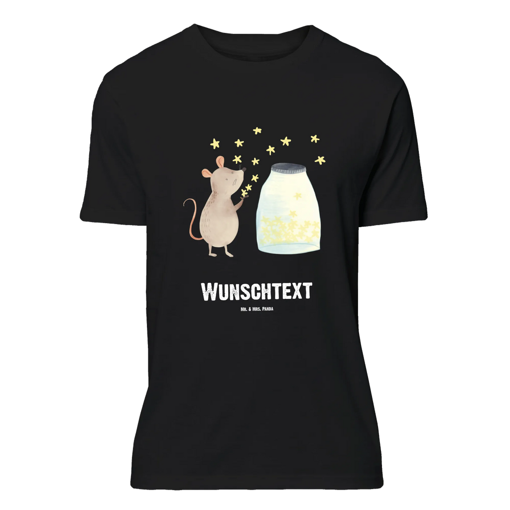 Personalised T-Shirt Mouse Stars T-Shirt mit Aufruck, T-Shirt mit Namen, Wunschtext, T-Shirt Personalisiert, Bedrucken, Lustige Sprüche, Gute Laune, Tiere, Tiermotive, Schwangerschaft, Maus, Geburtstag, Kind, Geburt, Sterne, Wunsch, Taufgeschenk, Kindergeburtstag, Erstes Kind, Taufe, Träume, Hoffnung