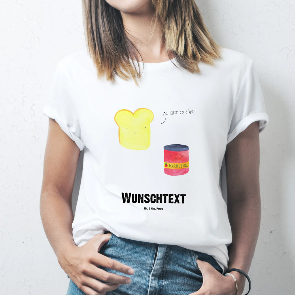 Rozmiar L Personalizowana koszulka Tost dżem T-Shirt mit Namen, Wunschtext, T-Shirt mit Aufruck, Bedrucken, T-Shirt Personalisiert, Lustige Sprüche, Gute Laune, Tiere, Tiermotive, Küche Spruch, Küche Deko, Toast, Frühstück Einladung, Süß, Süße Postkarte, Marmelade, Brot, Dreamteam, Toastbrot