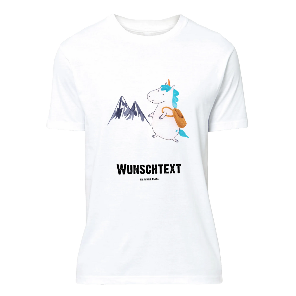 Personalised T-Shirt unicorn climber T-Shirt mit Aufruck, Wunschtext, Bedrucken, T-Shirt mit Namen, T-Shirt Personalisiert, Einhorn Deko, Unicorn, Einhorn, Einhörner, Abenteuer, Abenteurer, Berge, Weltreise, Bergsteiger, Urlaub, Weltenbummler, Entdecker, Reisen