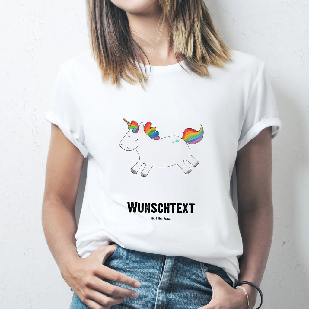 Personalised T-Shirt unicorn happy T-Shirt mit Namen, Bedrucken, T-Shirt mit Aufruck, T-Shirt Personalisiert, Wunschtext, Einhorn Deko, Unicorn, Einhorn, Einhörner, Spannend, glücklich, Lebensfreude, Witzig, Fröhlich, Freude, Lächeln, Lachen, Spaß