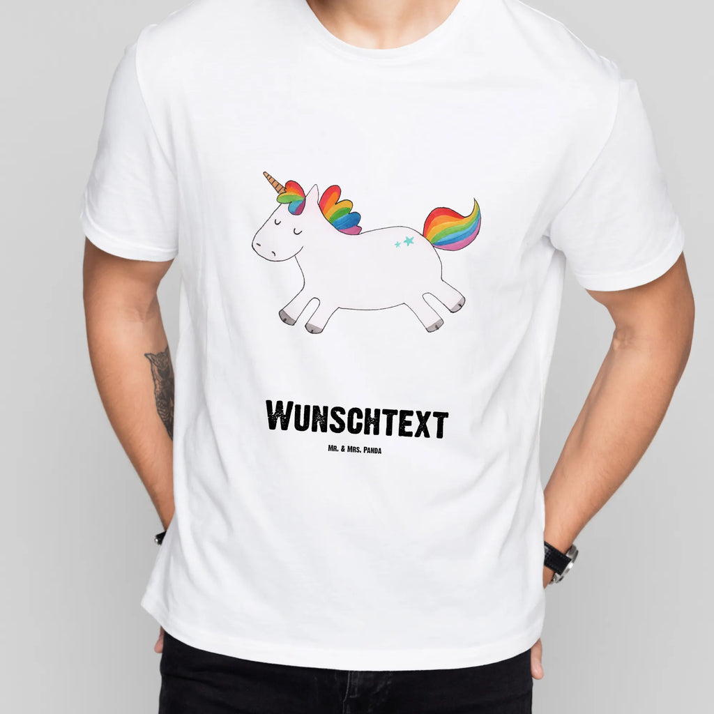 Personalised T-Shirt unicorn happy T-Shirt mit Namen, Bedrucken, T-Shirt mit Aufruck, T-Shirt Personalisiert, Wunschtext, Einhorn Deko, Unicorn, Einhorn, Einhörner, Spannend, glücklich, Lebensfreude, Witzig, Fröhlich, Freude, Lächeln, Lachen, Spaß