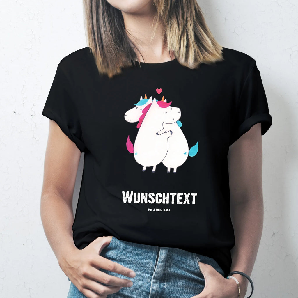 Rozmiar L Personalizowana koszulka jednorożec Wiadomość T-Shirt Personalisiert, T-Shirt mit Aufruck, Wunschtext, T-Shirt mit Namen, Bedrucken, Einhorn Deko, Unicorn, Einhorn, Einhörner, Ehe, Spruch, Valentine, Geschenk, Liebe, Partner, Lustig, Valentinstag, Witzig