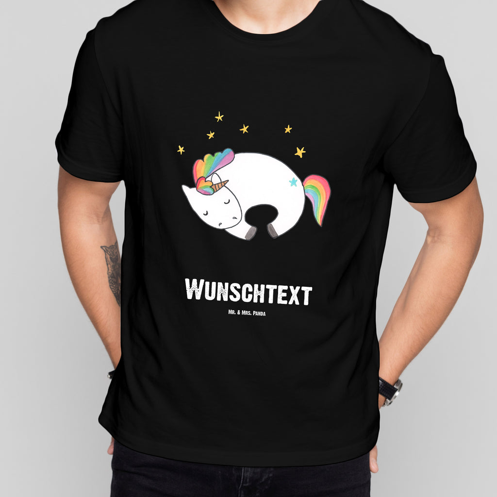 Rozmiar L Personalizowana koszulka Jednorożec noc T-Shirt mit Aufruck, Wunschtext, T-Shirt mit Namen, T-Shirt Personalisiert, Bedrucken, Einhorn Deko, Unicorn, Einhorn, Einhörner, Träume, Realität, Traum, Geschenk, Freundin, Menschen, Ruhe