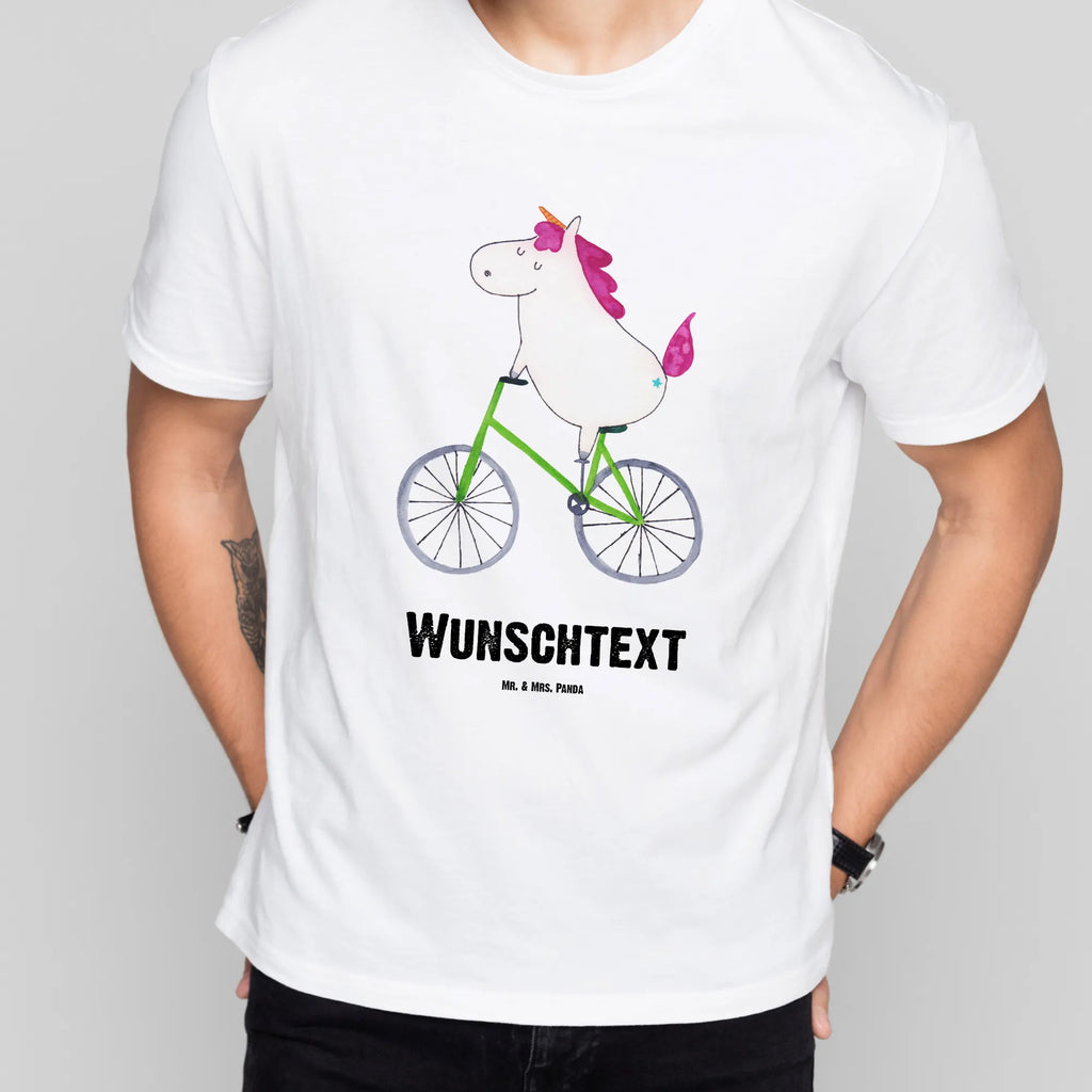 Personalised T-Shirt unicorn cyclist Wunschtext, T-Shirt mit Namen, T-Shirt Personalisiert, T-Shirt mit Aufruck, Bedrucken, Einhorn Deko, Unicorn, Einhorn, Einhörner, Konfetti, Bike, Luxusproblem, Rad, Liebeskummer, Kummer, Feenstaub, Radfahrer, Radfahren
