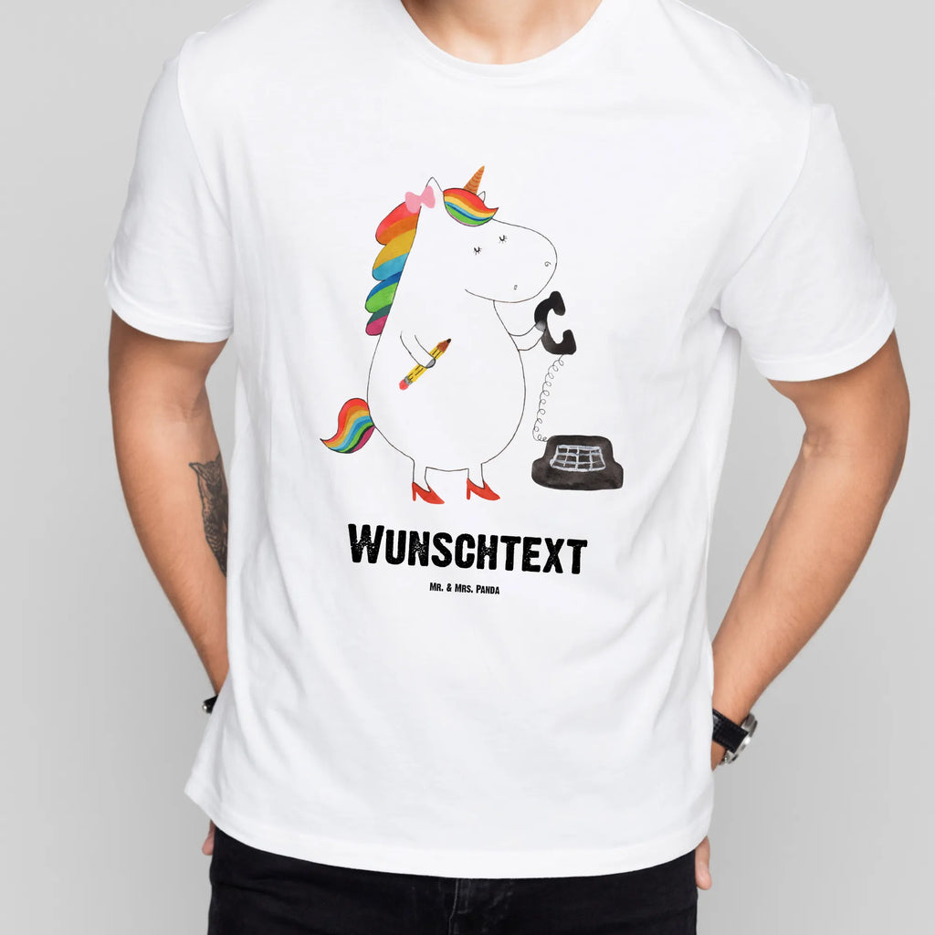 Personalised T-Shirt unicorn secretary T-Shirt Personalisiert, Wunschtext, T-Shirt mit Aufruck, T-Shirt mit Namen, Bedrucken, Einhorn Deko, Unicorn, Einhorn, Einhörner, Steuerbüro, Bürokraft, Büro, Steuerkanzlei, Sekretärin, Rechtsanwältin, Bürohilfe, Rechtsanwaltsgehilfin