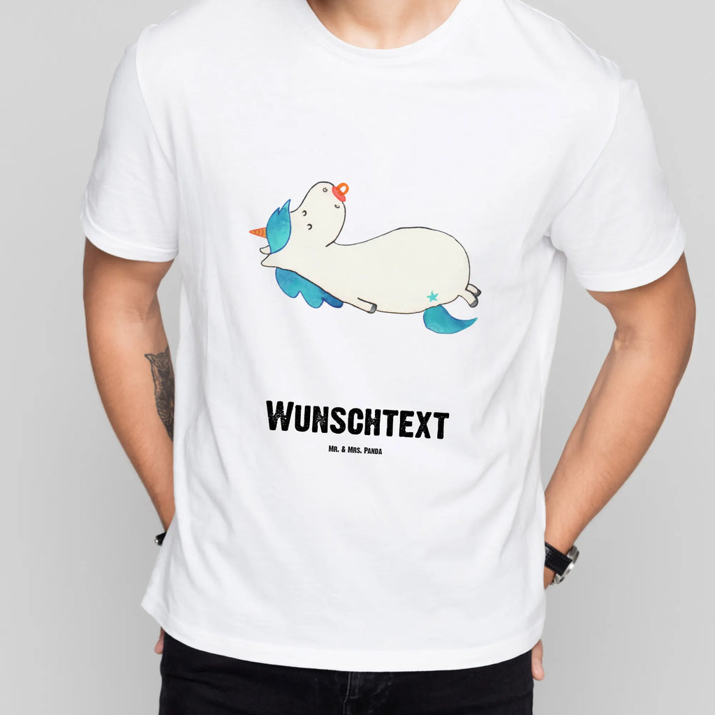 Personalised T-Shirt unicorn dummy T-Shirt mit Aufruck, T-Shirt mit Namen, Wunschtext, Bedrucken, T-Shirt Personalisiert, Einhorn Deko, Unicorn, Einhorn, Einhörner, Baby, Schnuller, Kleinkind, Geschenk Geburt, Mutter, Mama, Geburt, Säugling, Geburtstag