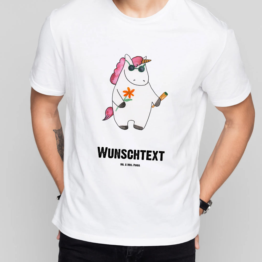 Personalised T-Shirt unicorn Woodstock T-Shirt Personalisiert, T-Shirt mit Namen, T-Shirt mit Aufruck, Bedrucken, Wunschtext, Einhorn Deko, Unicorn, Einhorn, Einhörner, Kiffen, Witzig, Party, Spaß. Lustig, Joint, Woodstock, Zigarette, Alkohol