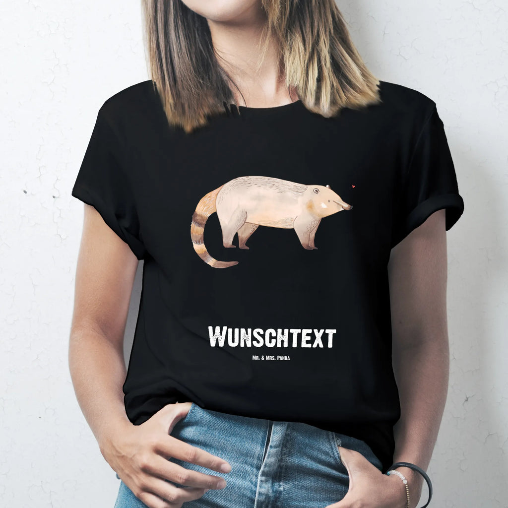 Personalised T-Shirt Coati T-Shirt mit Namen, T-Shirt mit Aufruck, Bedrucken, T-Shirt Personalisiert, Wunschtext, Lustige Sprüche, Gute Laune, Tiere, Tiermotive, Nasenbär, Bär, Rüsselbär, Nasenbären
