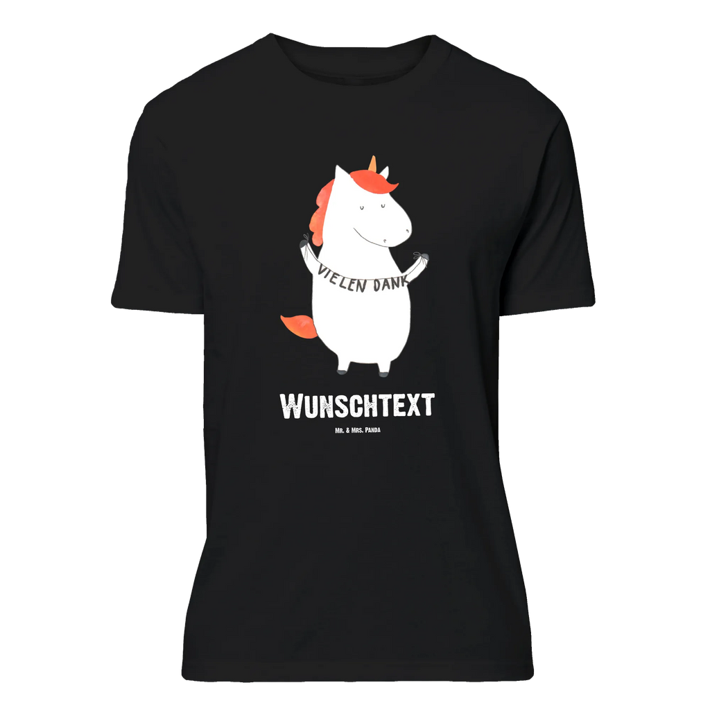 Personalisiertes T-Shirt Einhorn Vielen Dank Wunschtext, T-Shirt Personalisiert, T-Shirt mit Namen, T-Shirt mit Aufruck, Bedrucken, Einhorn Deko, Unicorn, Einhorn, Einhörner, Vielen Dank, Dankeschön, Danksagung, Danke