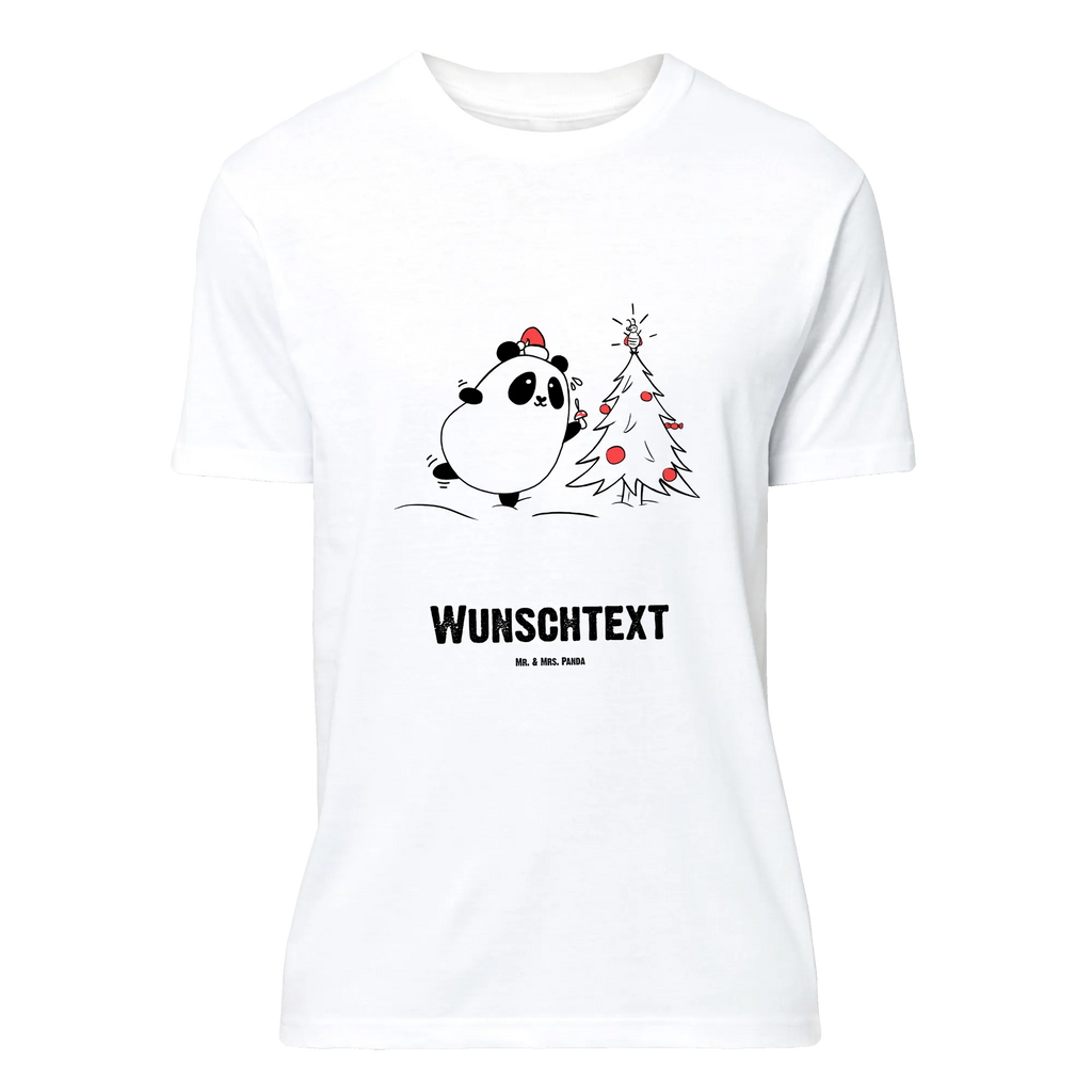 Rozmiar L Personalizowana koszulka Panda Okres świąteczny Frauen, Männer, T-Shirt mit Aufruck, T-Shirt Personalisiert, T-Shirt mit Namen