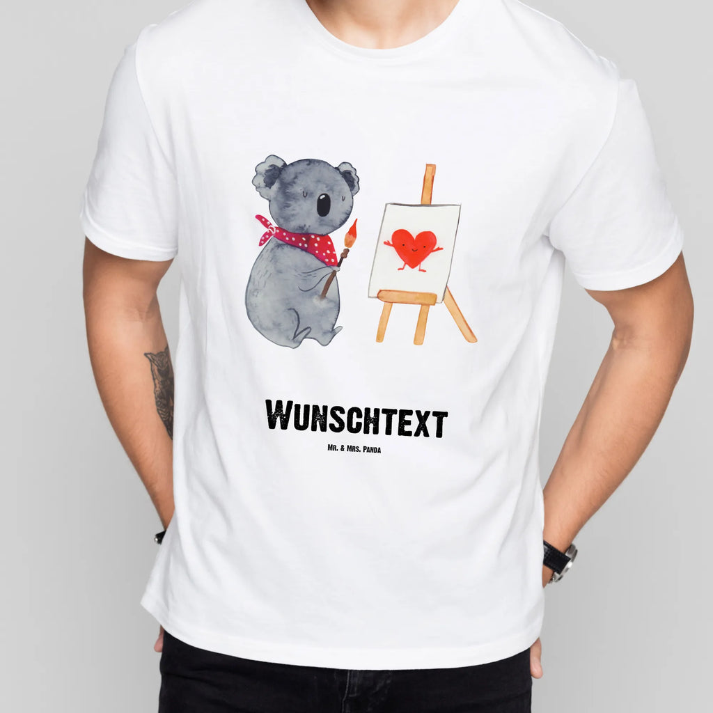 Rozmiar L Personalizowana koszulka koala artysta T-Shirt mit Namen, T-Shirt mit Aufruck, T-Shirt Personalisiert, Koalabär, Koala, Künstler, Liebensbeweis, Zeichnen, Gefühle, Liebe, Liebesgeschenk