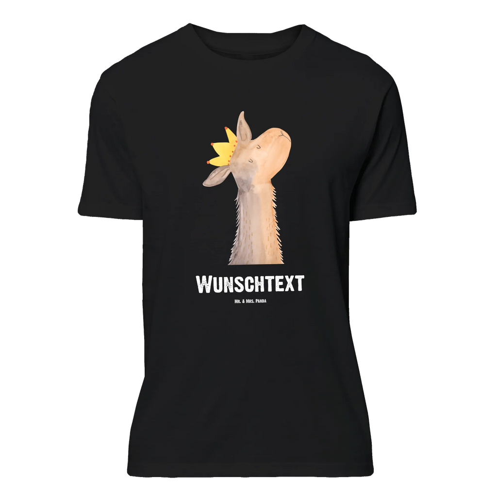 Personalisiertes T-Shirt Lamakopf König T-Shirt mit Namen, T-Shirt Personalisiert, T-Shirt mit Aufruck, Bedrucken, Wunschtext, Alpaka, Lama, Abitur, König, Chef, Lamas, Vorgesetzter, Königin, Kollegin, Büro Kollege, Abi, Papa, Mama, Freundin