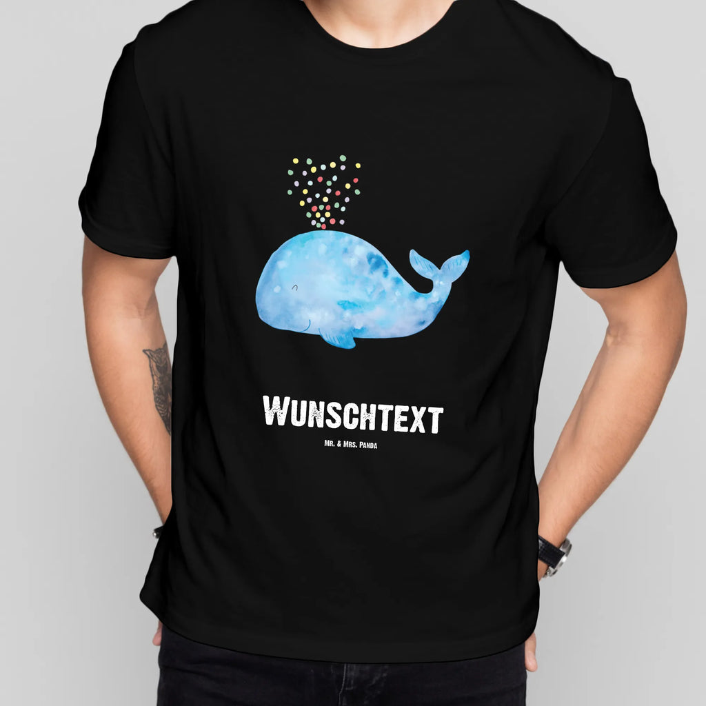 Rozmiar L Personalizowana koszulka wieloryb konfetti T-Shirt mit Namen, Bedrucken, T-Shirt mit Aufruck, Wunschtext, T-Shirt Personalisiert, Meer, Urlaub, Meerestiere, Geburtstag, Trennung, Wale, Motivation, Diät, Abnehmen, Wal, Neustart, Neuanfang, Konfetti, Lebensabschnitt