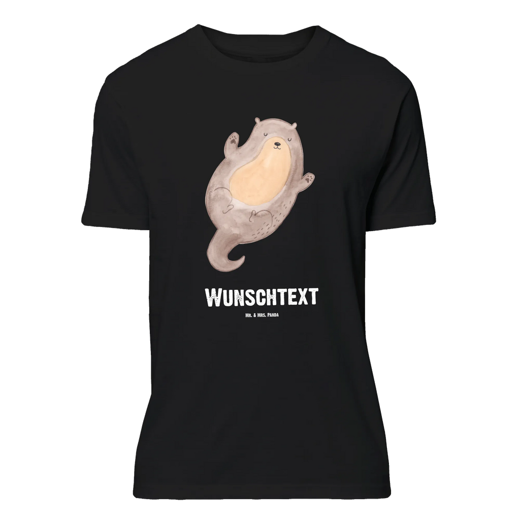 Personalised T-Shirt otter Embrace Bedrucken, T-Shirt mit Namen, T-Shirt Personalisiert, T-Shirt mit Aufruck, Wunschtext, Otter, Seeotter, Fischotter, Otter Seeotter See Otter