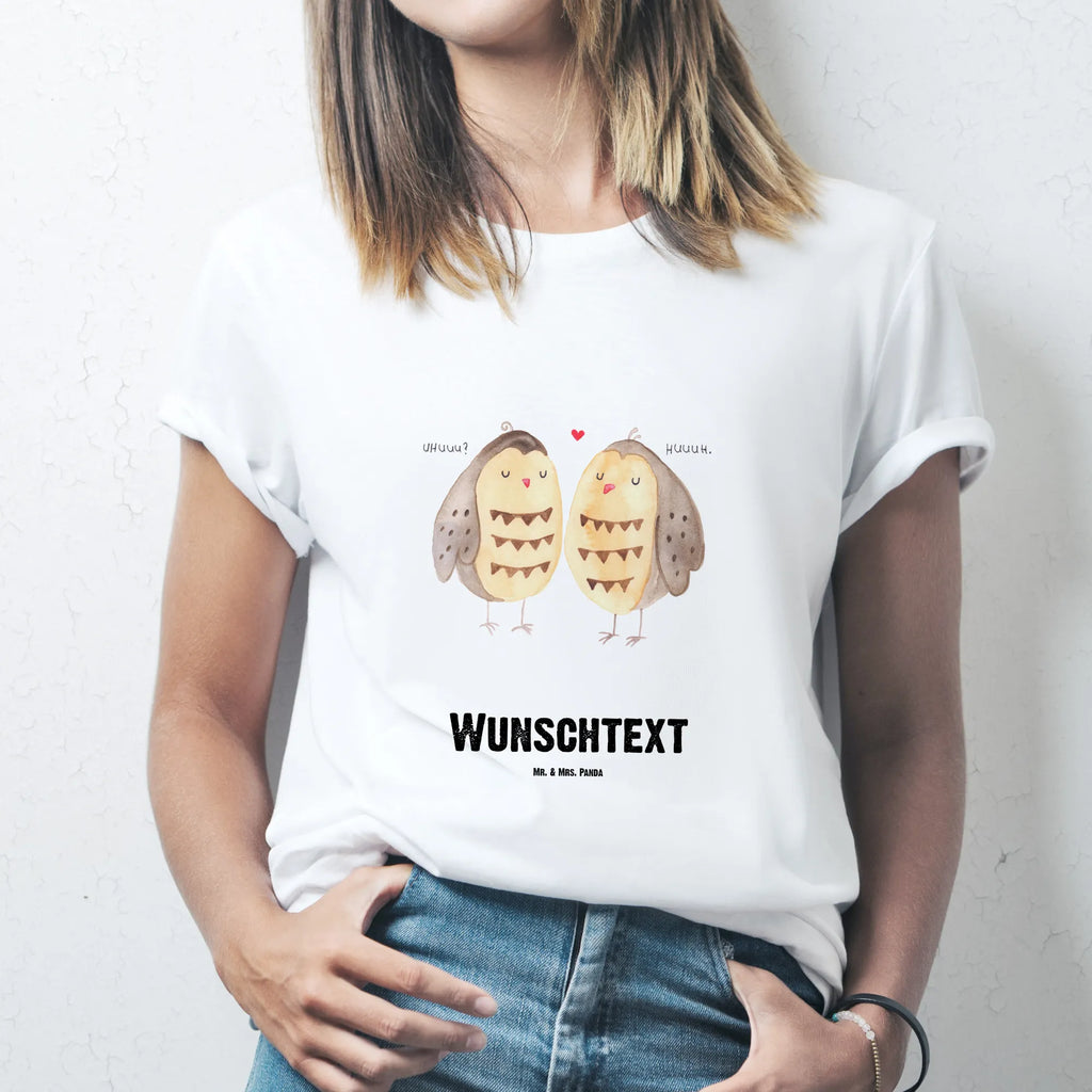 Personalised T-Shirt owls Love T-Shirt mit Namen, T-Shirt mit Aufruck, Wunschtext, T-Shirt Personalisiert, Bedrucken, Eule, Freundin Geschenk, All You Need Is Love, Freund, Hochzeit Spruch, Liebe Spruch, Owl, Eule Deko, Wortspiel Lustig, Liebe