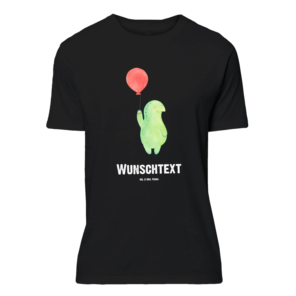Rozmiar L Personalizowana koszulka żółw balon T-Shirt mit Namen, T-Shirt Personalisiert, T-Shirt mit Aufruck, Bedrucken, Wunschtext, Schildkröte, Mutausbruch, Motivation, Motivationsspruch, Schildkröten