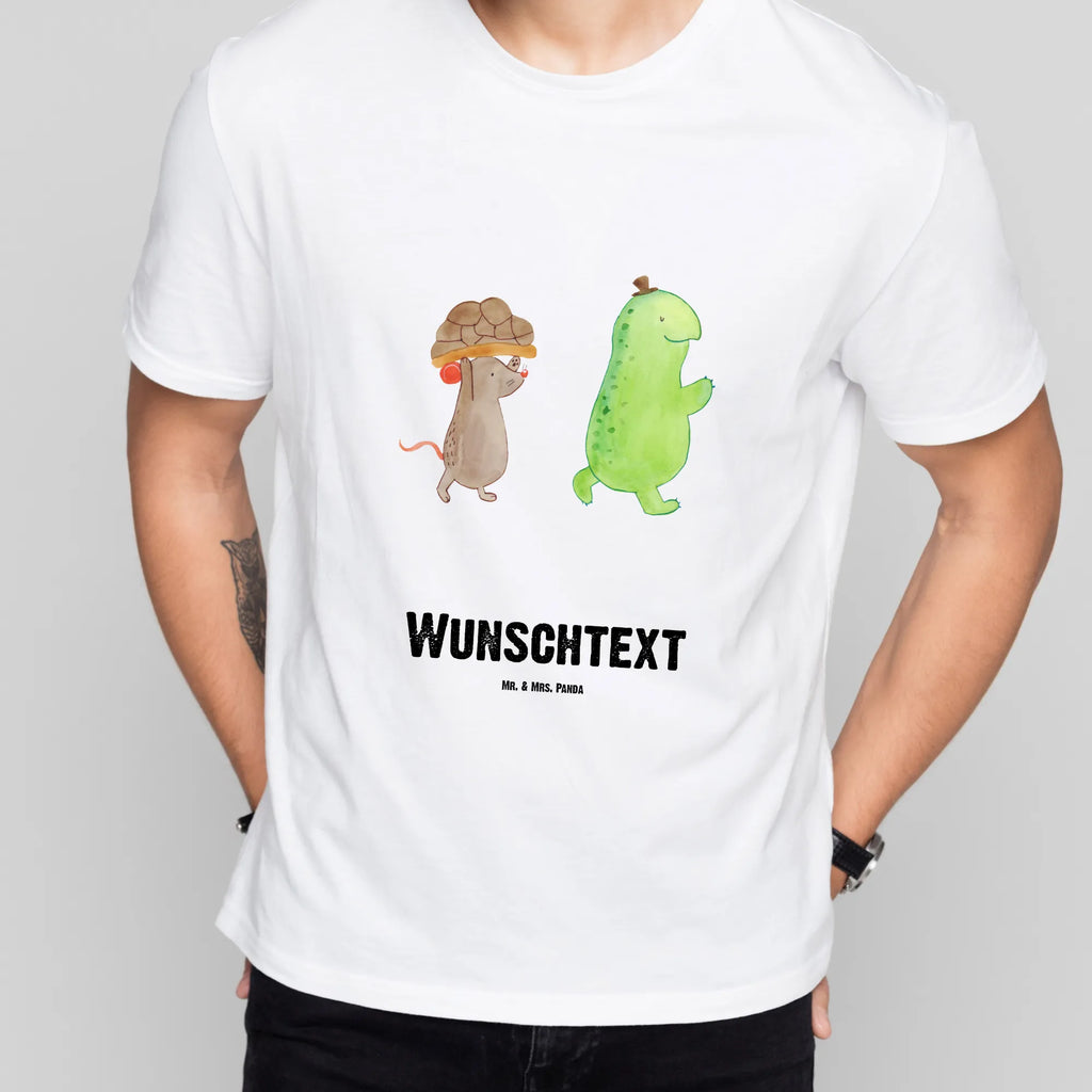 Personalised T-Shirt tortoise Mouse Bedrucken, T-Shirt mit Namen, T-Shirt Personalisiert, T-Shirt mit Aufruck, Wunschtext, Schildkröte, Freunde, Beste Freundinnen, Beste Freunde, Freundinnen, Maus