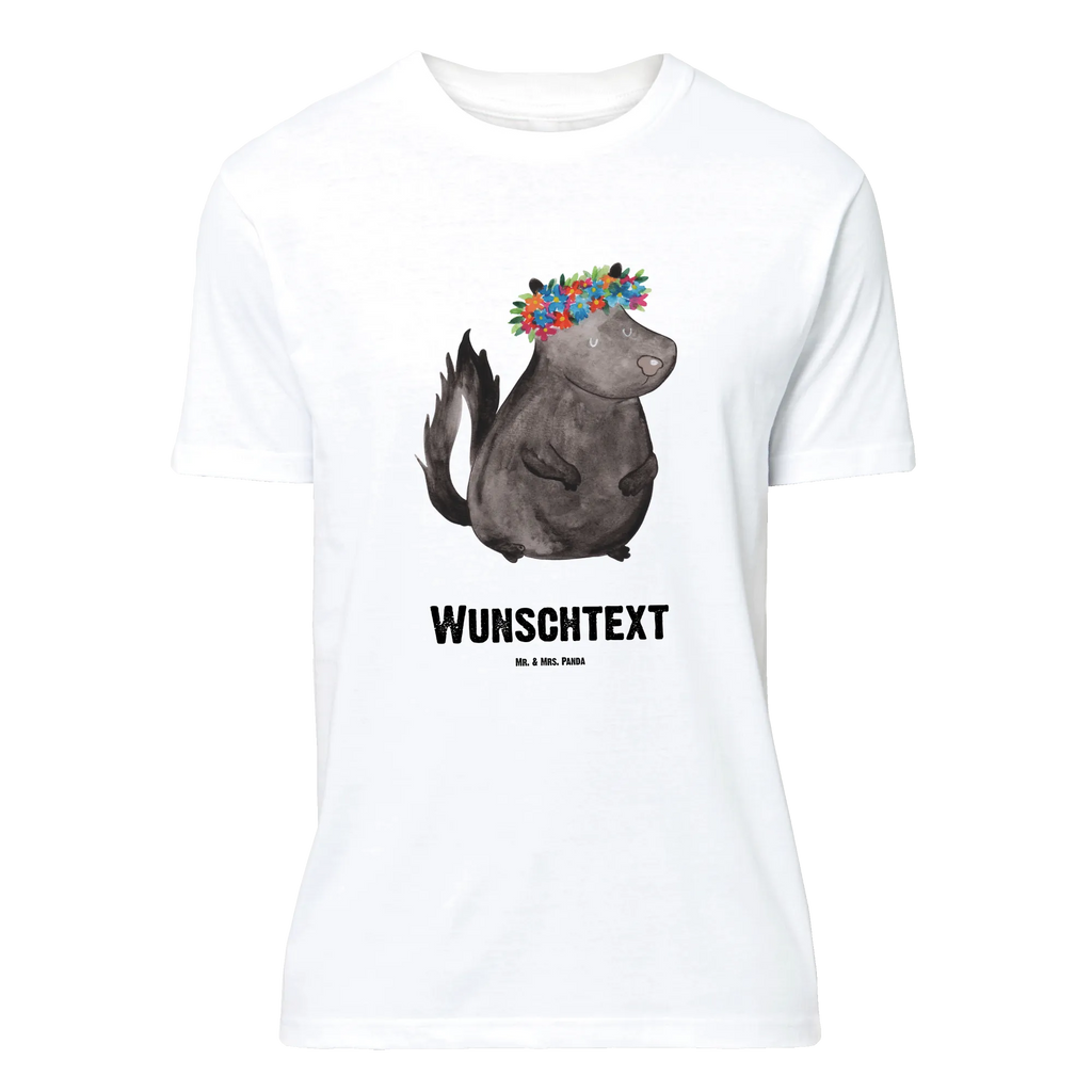 Personalised T-Shirt skunk Girl Wunschtext, T-Shirt mit Aufruck, T-Shirt mit Namen, Bedrucken, T-Shirt Personalisiert, Stinktier, Skunk, Yoga, Raubtier, Stinker, Stinki, Namaste, Wildtier