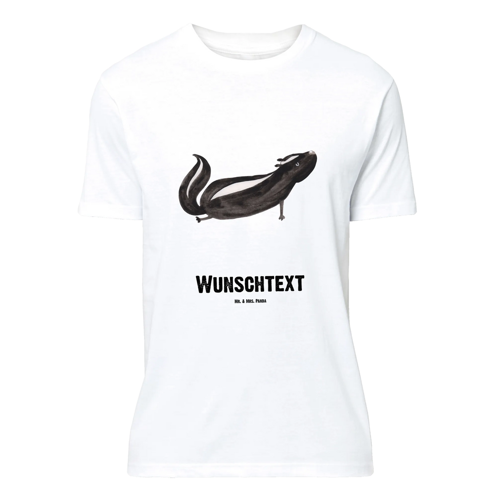 Personalised T-Shirt skunk yoga Bedrucken, T-Shirt mit Aufruck, T-Shirt Personalisiert, T-Shirt mit Namen, Wunschtext, Stinktier, Skunk, Stinker, Wildtier, Lache, Namaste, Stinki, Raubtier, Lebe, Liebe, Yoga