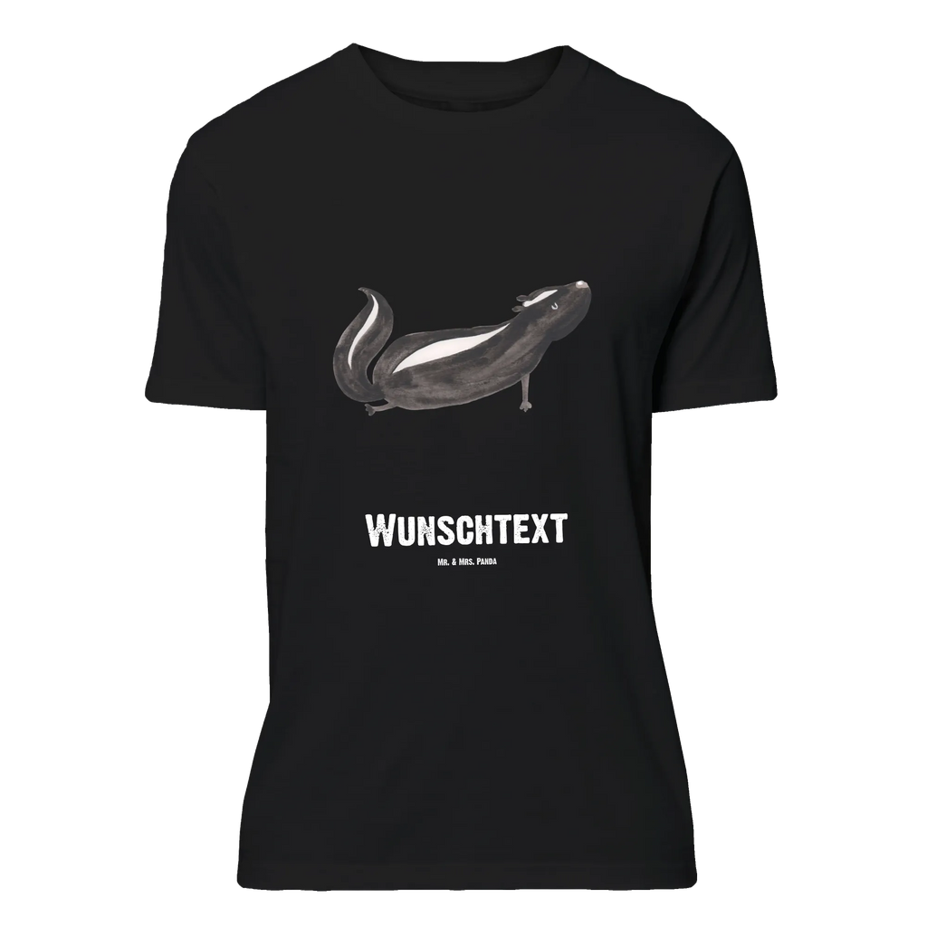 Personalised T-Shirt skunk yoga Bedrucken, T-Shirt mit Aufruck, T-Shirt Personalisiert, T-Shirt mit Namen, Wunschtext, Stinktier, Skunk, Stinker, Wildtier, Lache, Namaste, Stinki, Raubtier, Lebe, Liebe, Yoga