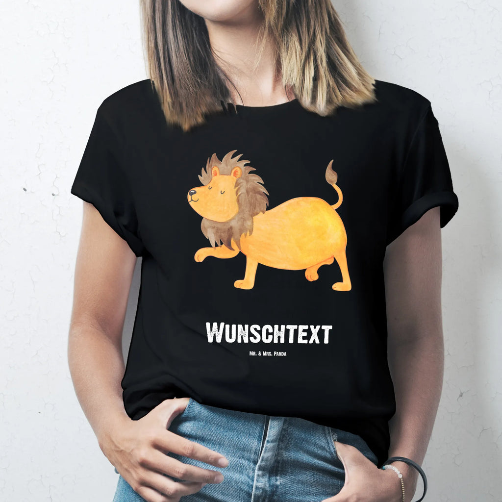 Rozmiar L Personalizowana koszulka znak zodiaku lew T-Shirt Personalisiert, T-Shirt mit Aufruck, Wunschtext, T-Shirt mit Namen, Bedrucken, Astrologie, Aszendent, Tierkreiszeichen, Horoskop, Sternzeichen, Geschenk August, Löwe Geschenk, Geburtstag Juli, Geburtstag August, König Der Tiere, Geschenk Juli, Löwe Sternzeichen
